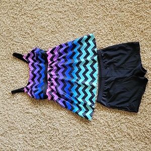 2 piece swimsuit tankini